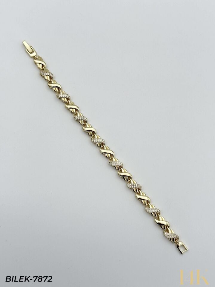 14K Kuyumcu Model Künye Bileklik // BILEK-7872