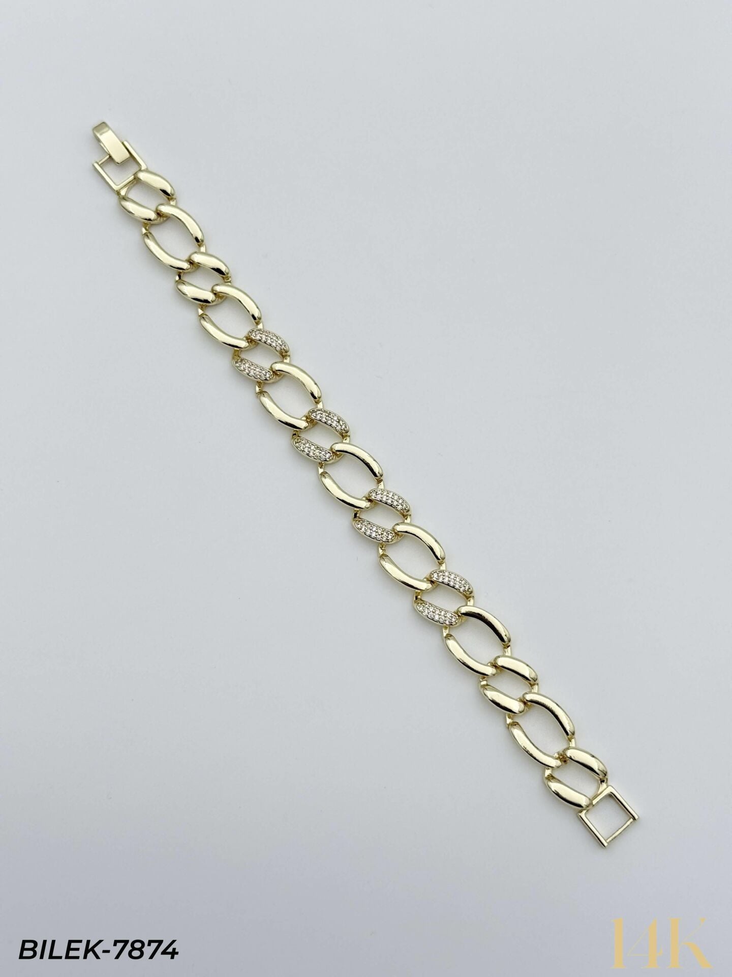 14K Kuyumcu Model Künye Bileklik // BILEK-7874