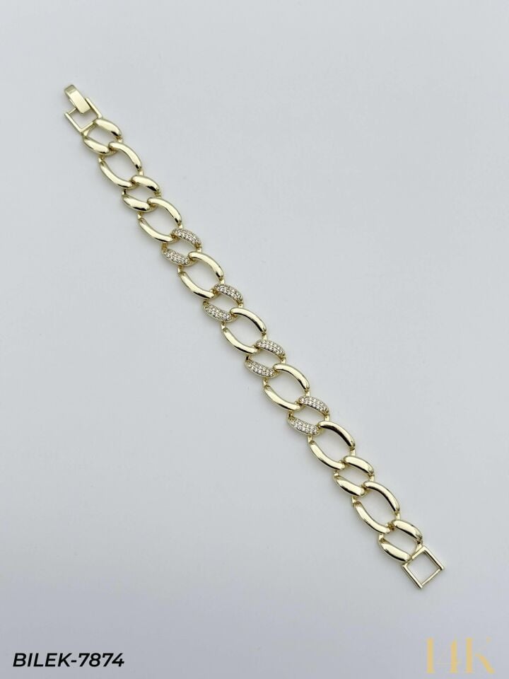 14K Kuyumcu Model Künye Bileklik // BILEK-7874