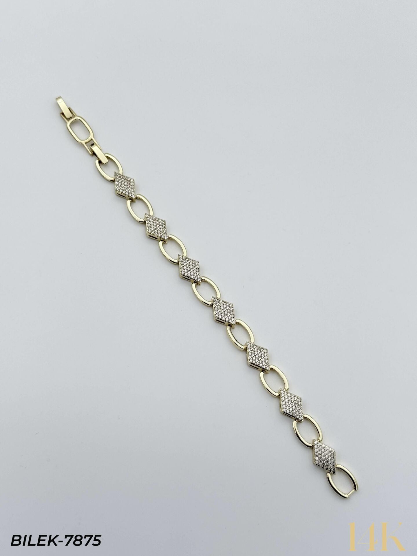 14K Kuyumcu Model Künye Bileklik // BILEK-7875