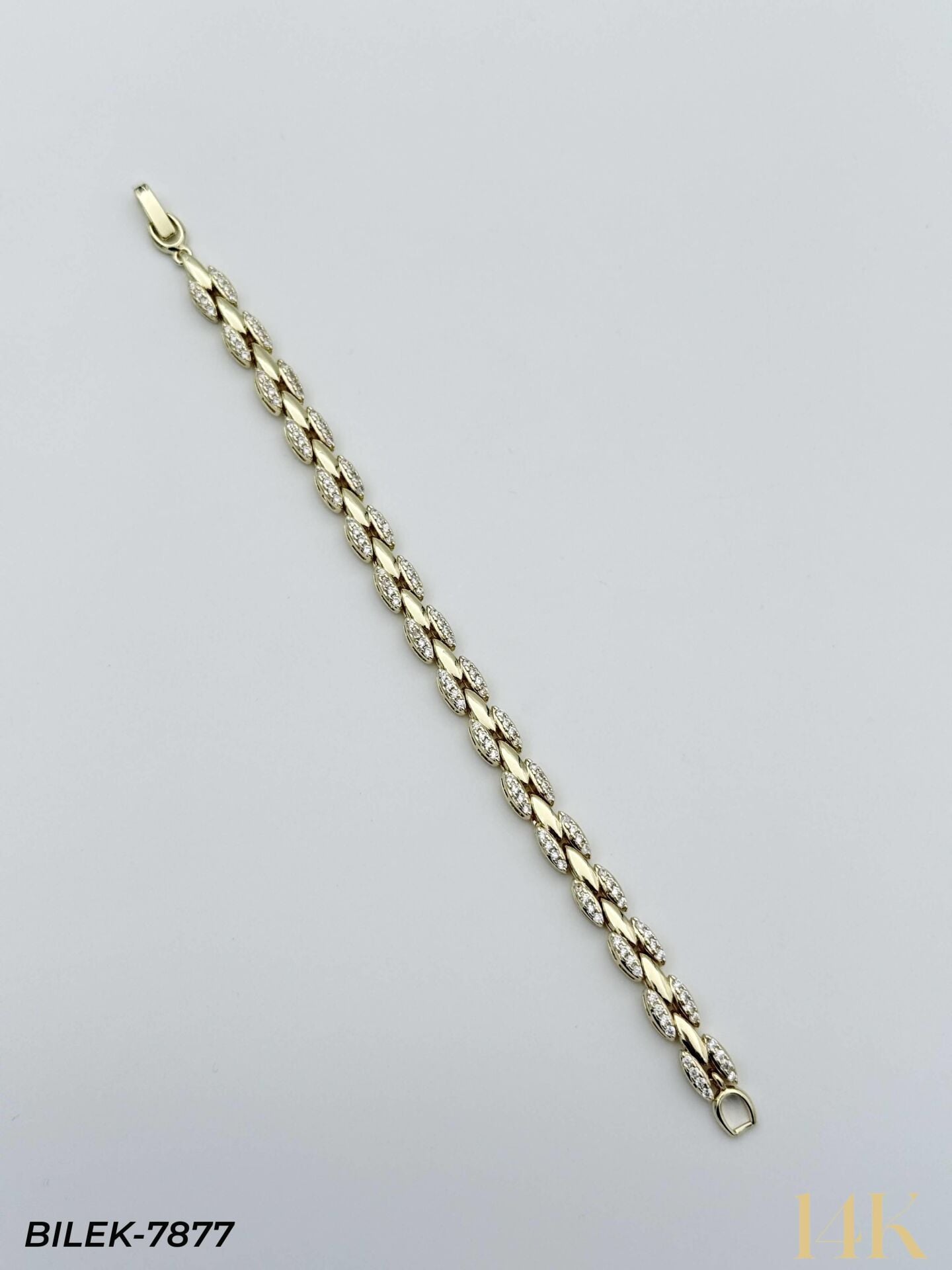 14K Kuyumcu Model Künye Bileklik // BILEK-7877