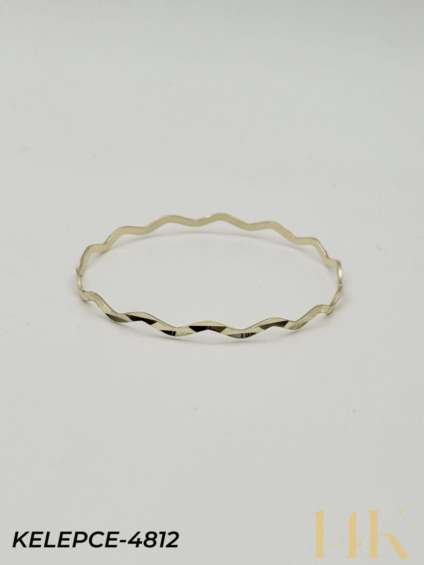 14K Bilezik (Tekli satılmaktadır) 6.0 Boy // KELEPCE-4812