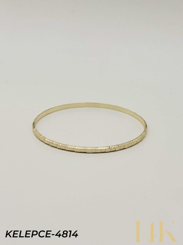 14K Bilezik (Tekli satılmaktadır) 6.0 Boy // KELEPCE-4814
