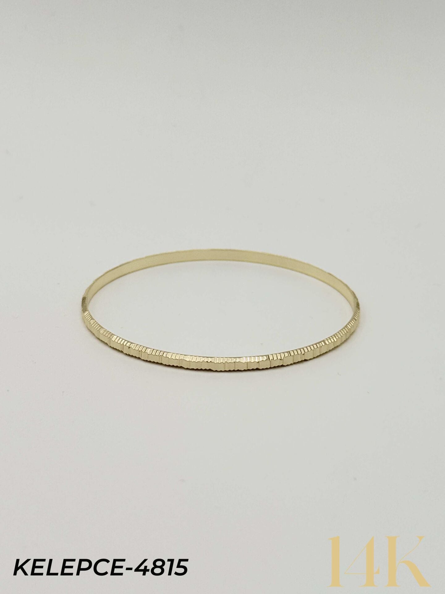 14K Bilezik (Tekli satılmaktadır) 6.5 Boy // KELEPCE-4815