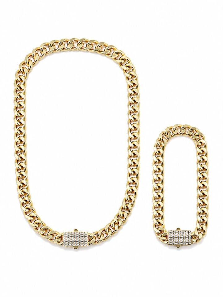 14K Gurmet Kolye Bileklik Set // KOLYE-7604