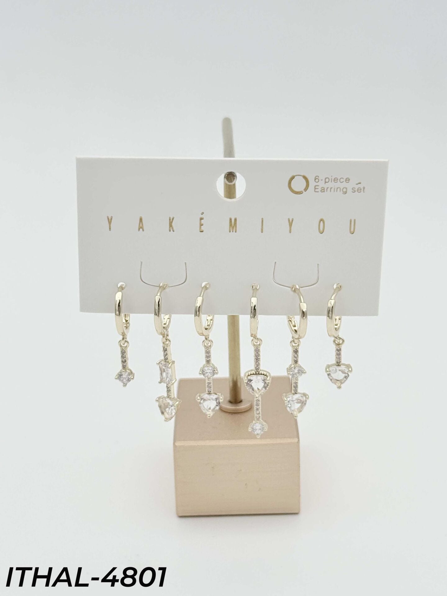 YAKEMIYOU 6'LI Set Küpe // ITHAL-4801