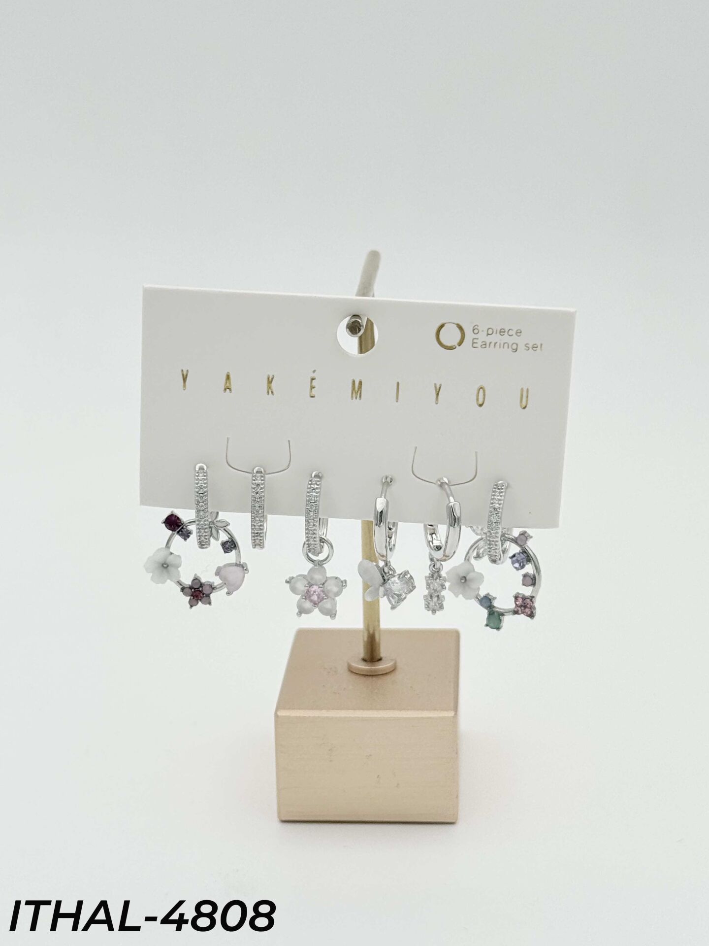 YAKEMIYOU 6'LI Set Küpe // ITHAL-4808