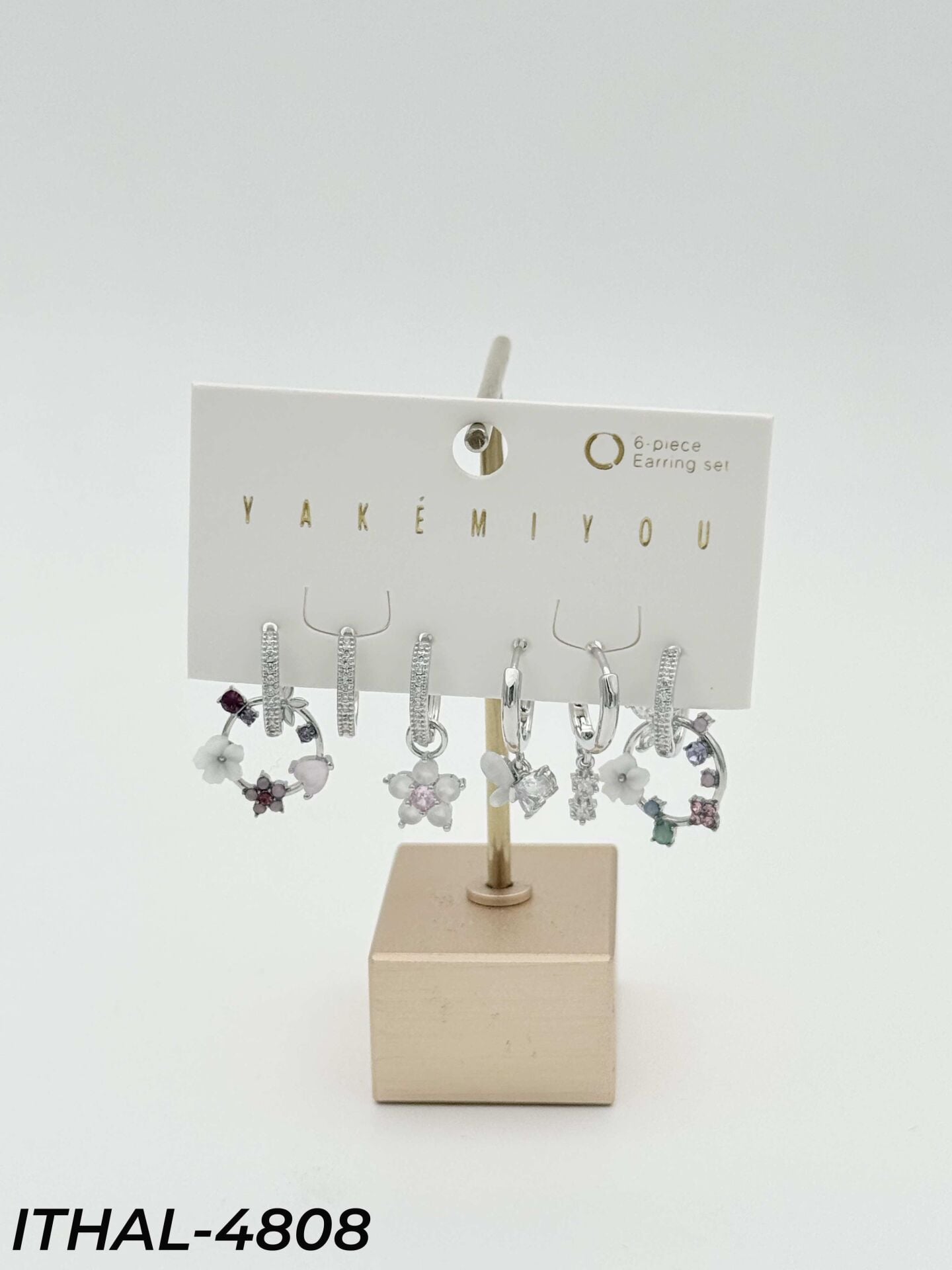 YAKEMIYOU 6'LI Set Küpe // ITHAL-4808
