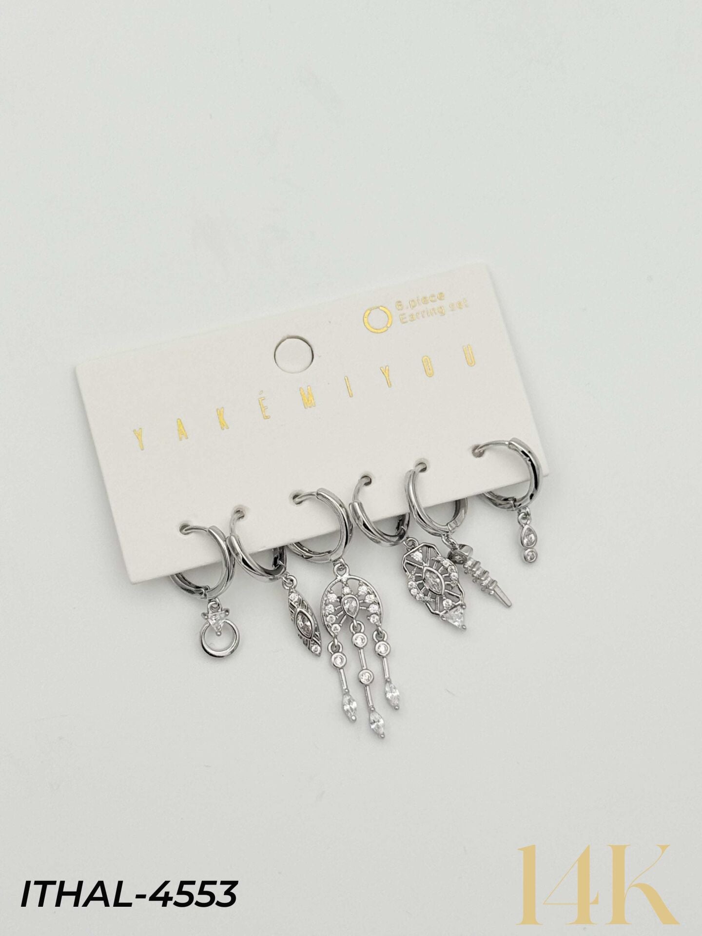 YAKEMIYOU 6'lı Set Küpe // ITHAL-4553