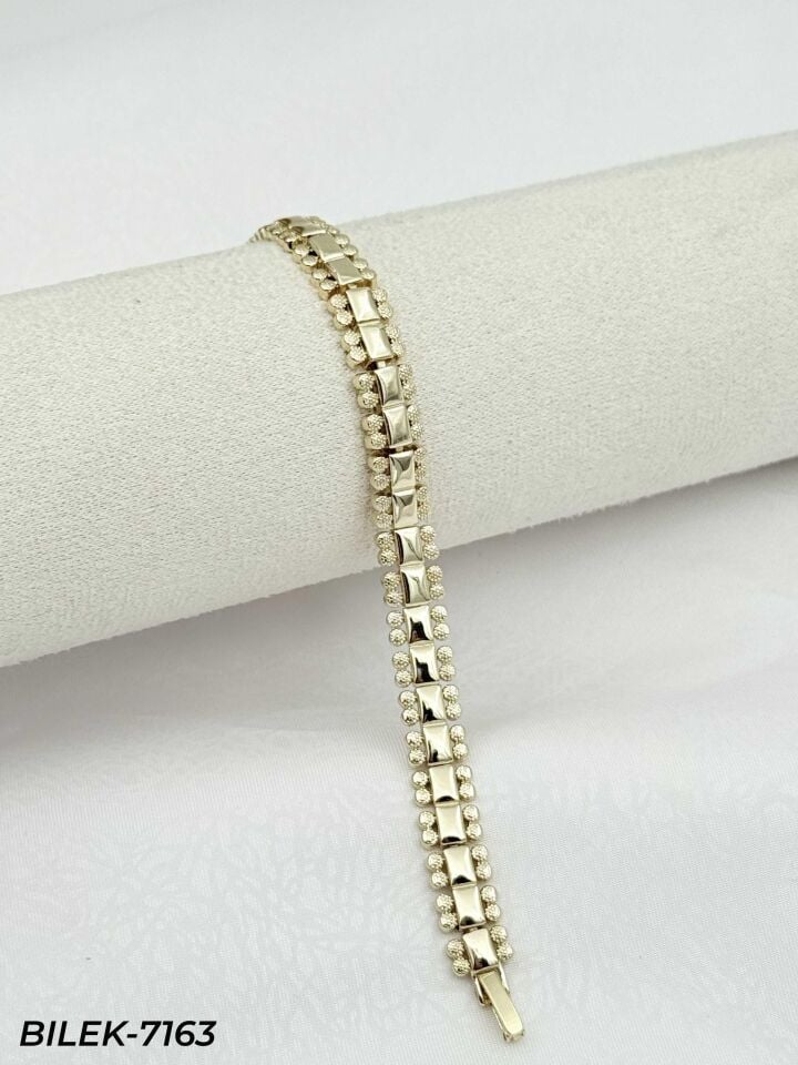 14K CM Künye Bileklik // BILEK-7163