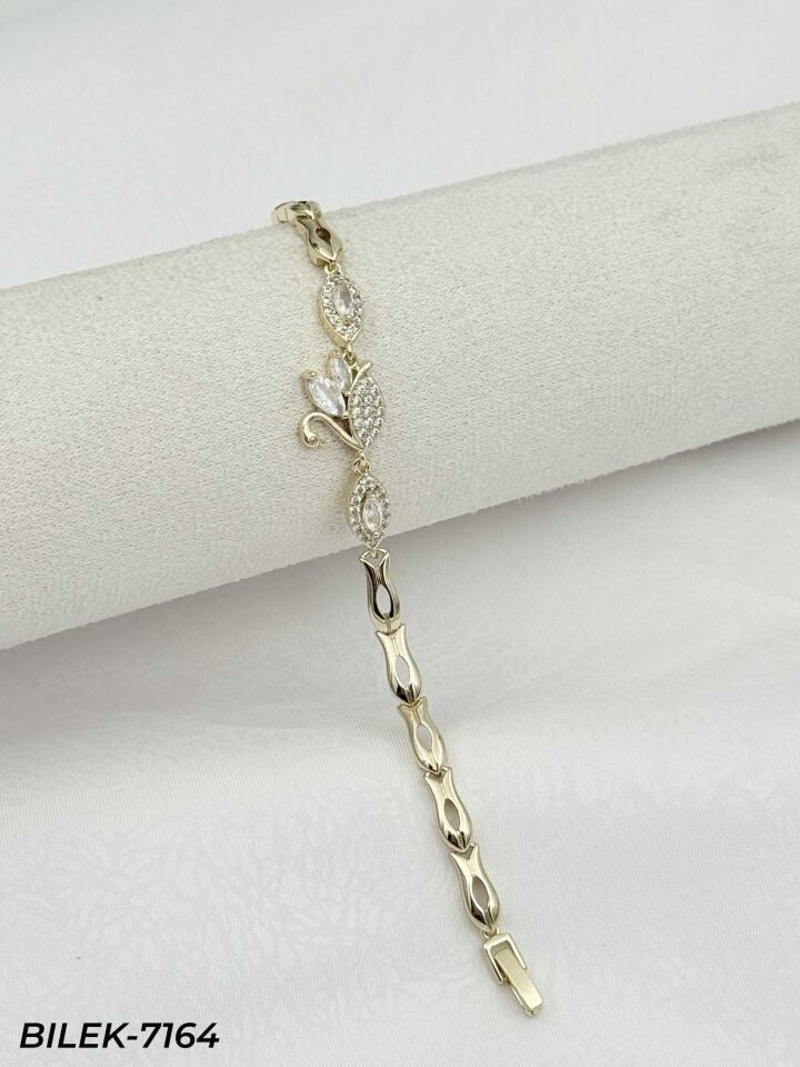 14K CM Künye Bileklik // BILEK-7164