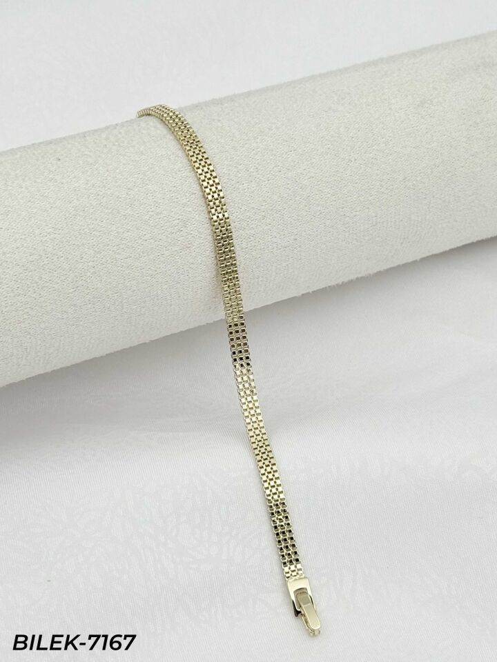 14K CM Künye Bileklik // BILEK-7167