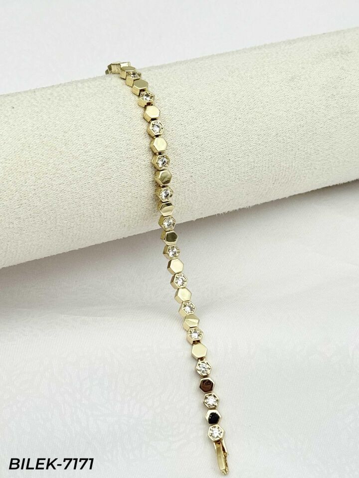 14K CM Künye Bileklik // BILEK-7171