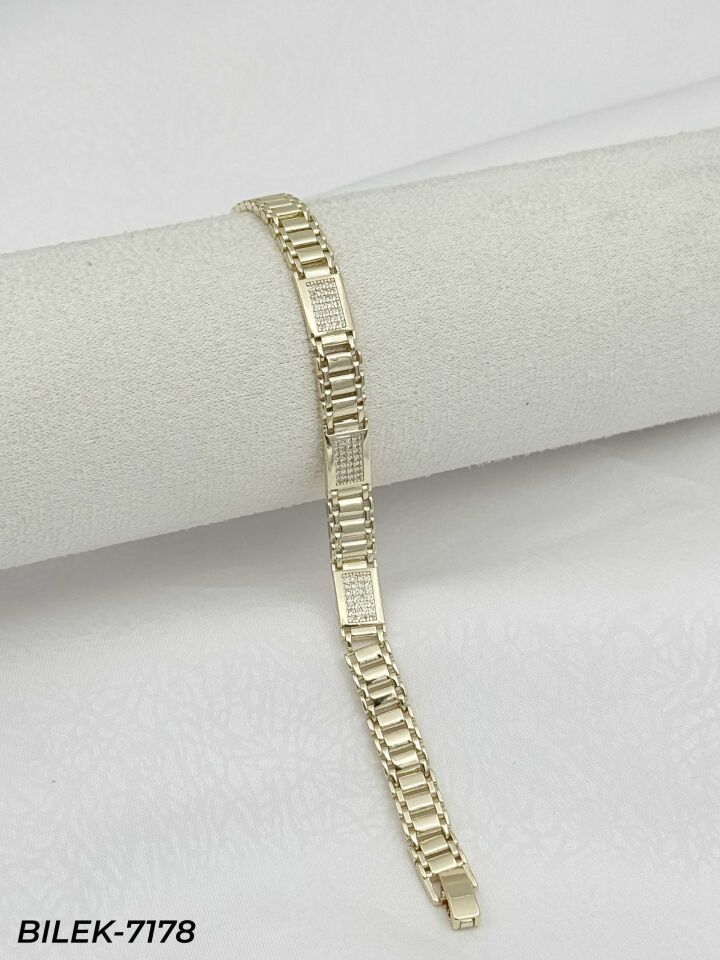 14K CM Künye Bileklik // BILEK-7178