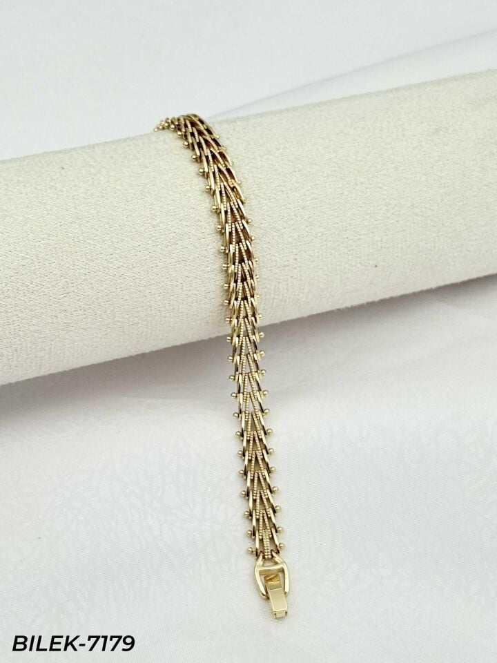 14K CM Künye Bileklik // BILEK-7179