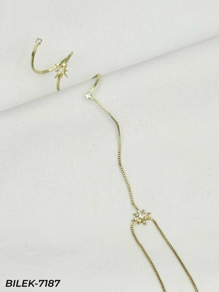 14K Yüzüklü Şahmeran // BILEK-7187