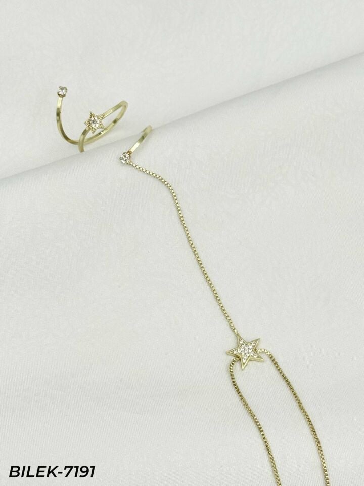 14K Yüzüklü Şahmeran // BILEK-7191