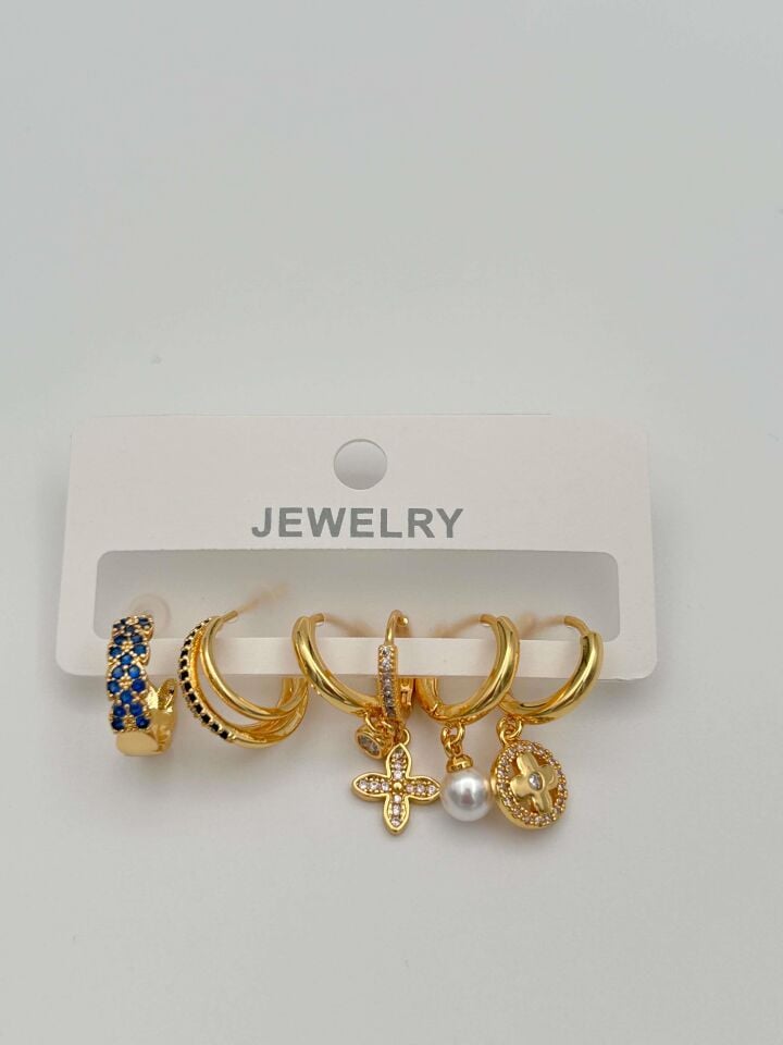 Deluxe 6'lı Küpe // ITHAL-2504