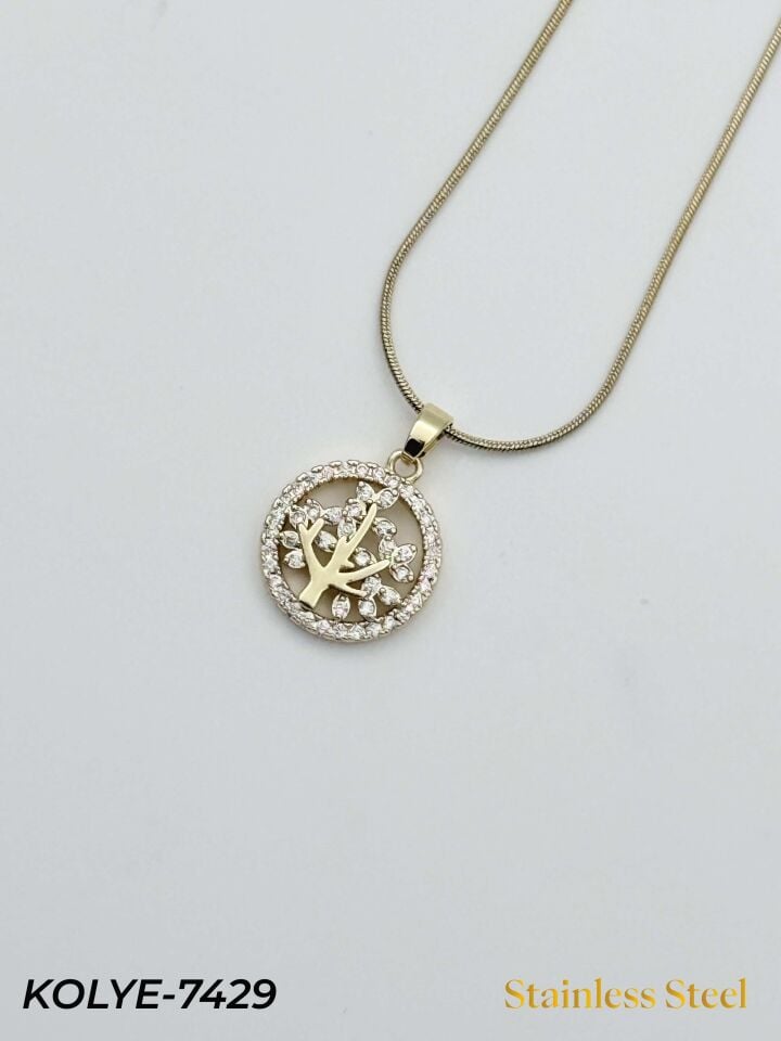 Çelik Kolye 45cm // KOLYE-7429