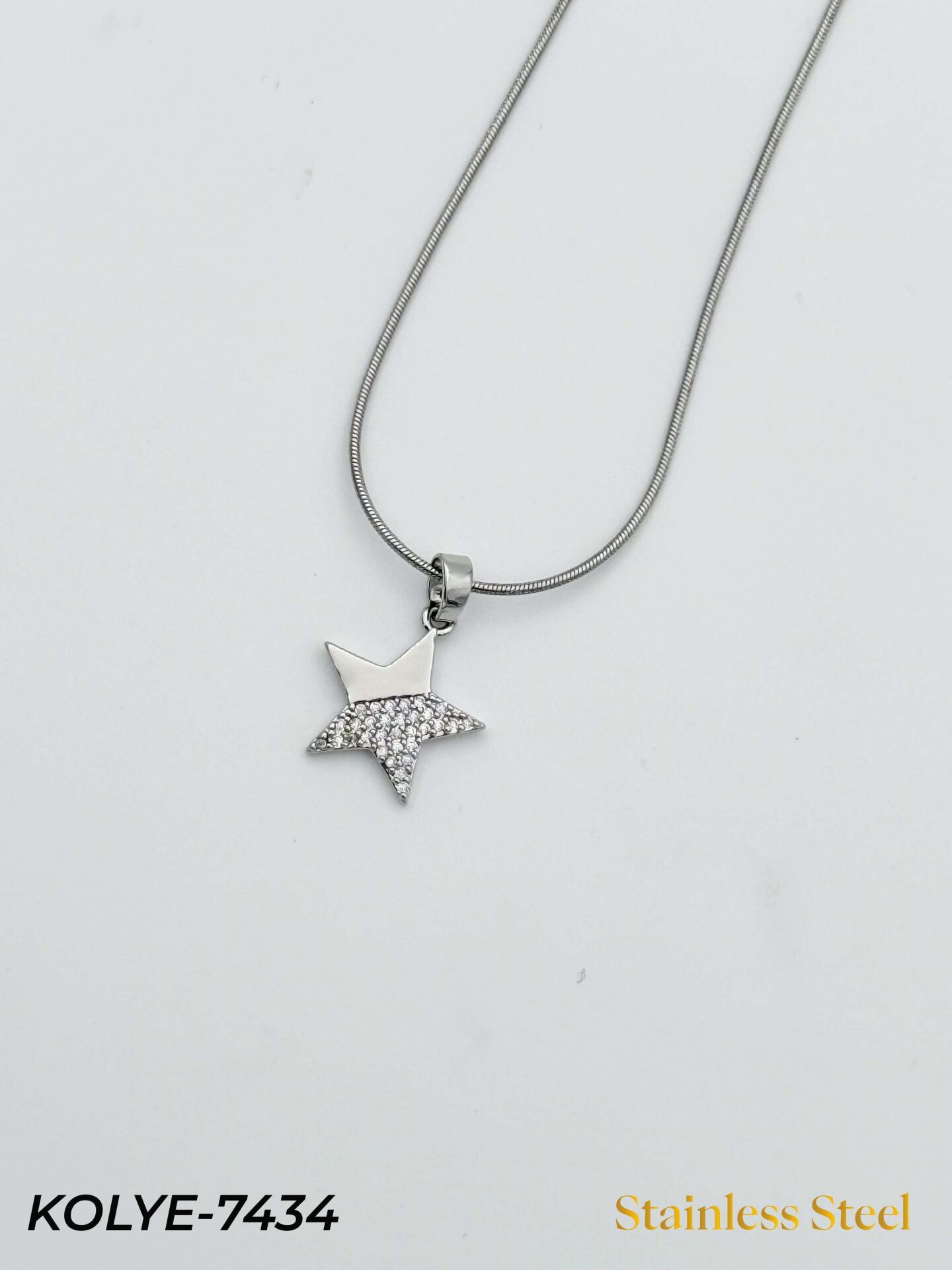 Çelik Kolye 45cm // KOLYE-7434