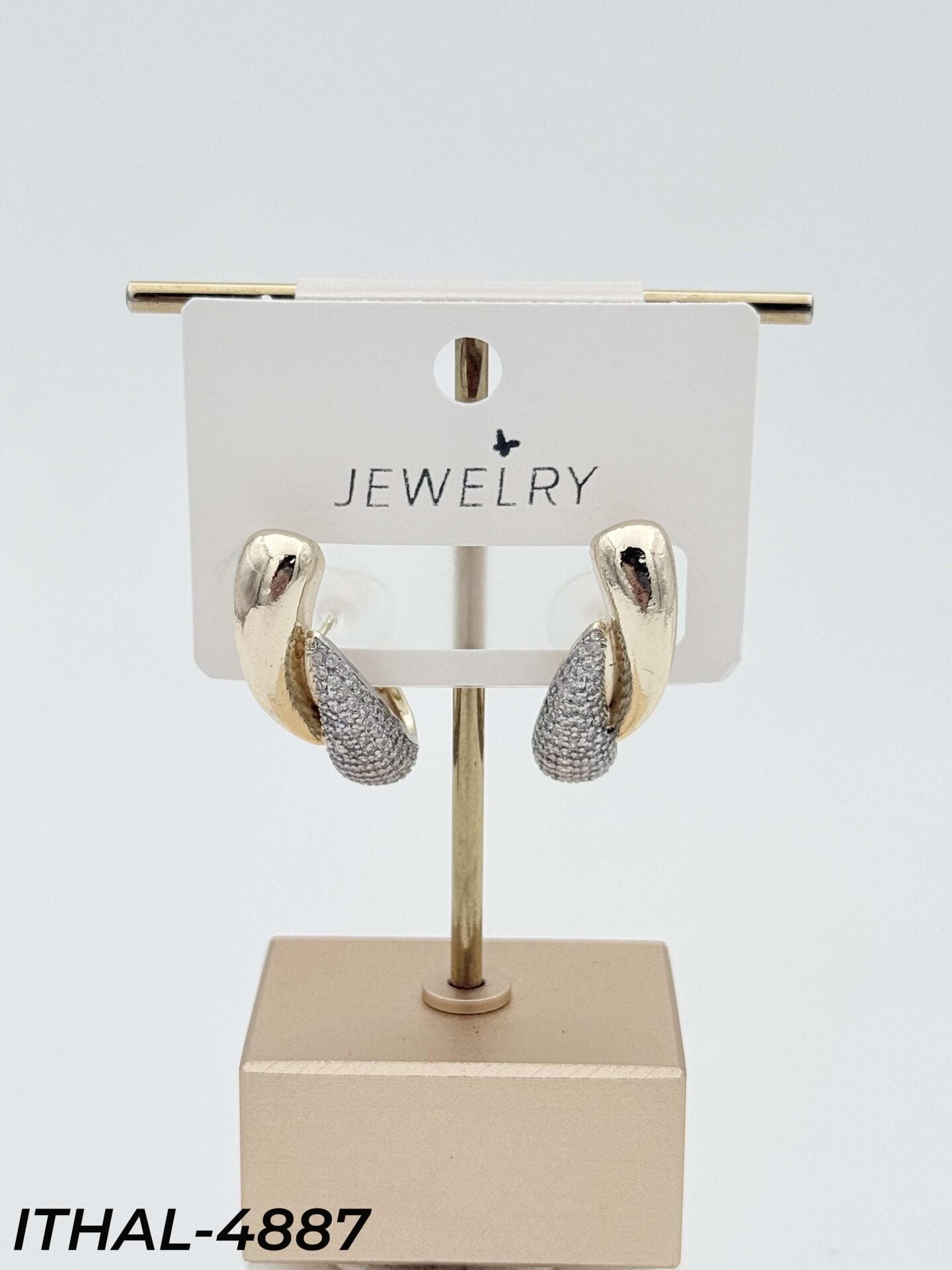 14K Zirkon Küpe // ITHAL-4887