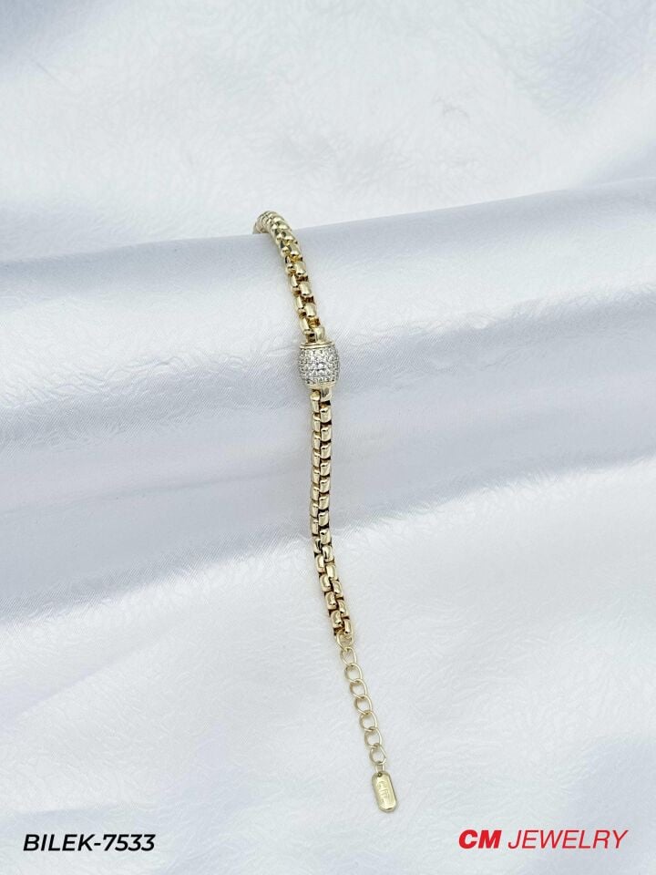 14K CM Bileklik // BILEK-7533