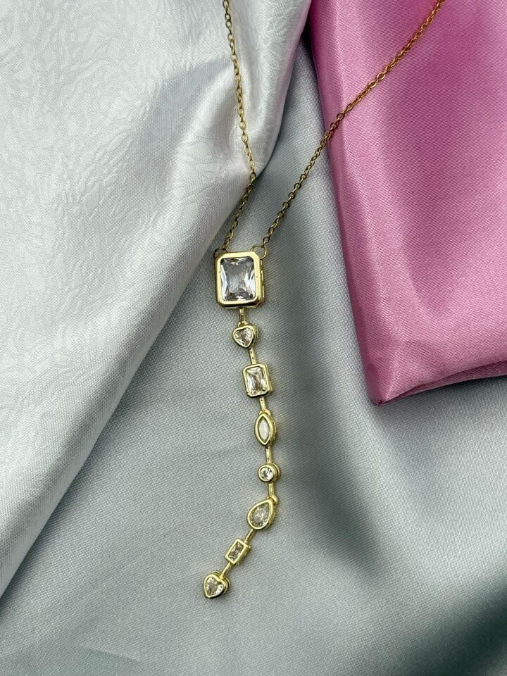 Çelik Y Model Kolye // KOLYE-5588